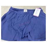 Navy swim Skort with UPF 50 Protection, Size Small