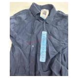 Navy Gauze Camp Shirt, Size Large