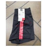 Boys' Black Athletic Shorts with Elastic Waist