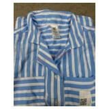 Striped Tencel Camp Shirt, Extra Small