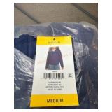 Medium Navy Pullover Hooded Sweatshirt
