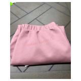 Pink Elastic Waist Pants, Size XXL