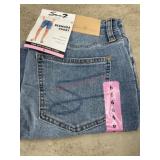 Denim Bermuda Shorts with Cuffed Hem