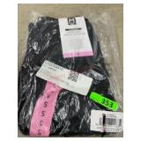 High-Rise Ankle Leggings, Size S, Black
