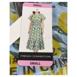 Sleeveless Lemon Print Dress, Size Small