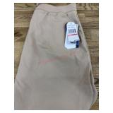 Nautica Girls' School Uniform Khaki Pants