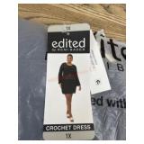 Black Crochet Dress by Remi Bader, Size 1X