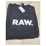 Black T-Shirt with RAW. Logo
