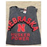Gray Nebraska Huskers Graphic T-Shirt