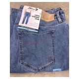 Loose Straight Leg High-Rise Jeans, Size 10