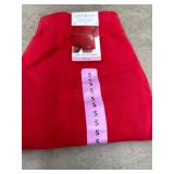 Red Jersey Knit Women's Shorts, Small