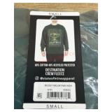 Green Crewneck Fleece Sweatshirt, Small
