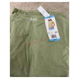 Olive Sleeveless Women's Top, Size Large