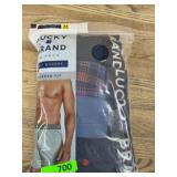 Lucky Brand Men's 4-Pack Knit Boxers, Size M