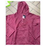 Lands' End Quilted Pullover Hoodie, XL