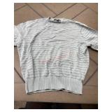 Frye Knit Short-Sleeve Sweater, Size Small