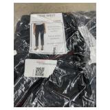 Nine West Black Ponte Flare Pants, Size Large