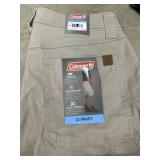 Coleman Men's Beige Utility Shorts, 32 Waist