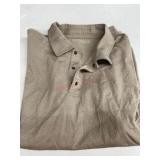 Beige Short-Sleeve Polo Shirt