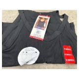 Cropped Tank Top in Black, Size X-Small
