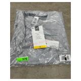 Gray Active Tee, Size M, Moisture-Wicking Fabric