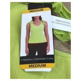 French Connection Green Bow-Tie Tank Top, Medium