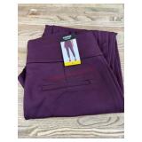 Express Ponte Pants, Medium, Burgundy