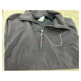 Gray Quarter-Zip Pullover, Size M