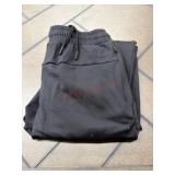Black Men's Fleece Jogger Pants, Size XS