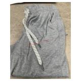 Women's Small Gray Joggers with Adjustable Drawstr