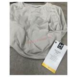 Ruched Long-Sleeve Top with Drawcords