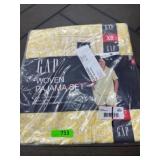 Gap Woven Pajama Set, XS, Yellow Floral