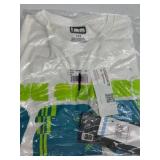 White Graphic T-Shirt in Size Large
