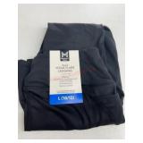 Girls Black Yoga Flare Leggings, Size L