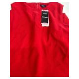 Express Red Shift Dress, Size Small