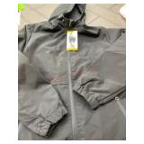 Black Hooded Medium-Size Jacket