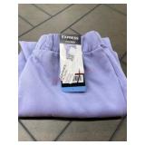Ladies' Lavender Cargo Jogger Pants, Size L