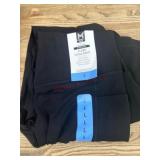 Womens Black Flare Yoga Pants, Size L