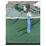 Green Collared Shirt with Spartan Logo