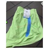 Lime Green Active Shorts, Size Large