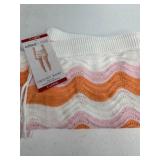 Knit Crochet Shorts with Wave Pattern