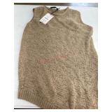 Sleeveless Knit Sweater, Women's Large