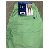 Girls' Green Pull-On Shorts, Size L (10/12)