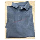 Dark Blue Performance Polo Shirt, Size s