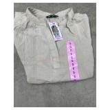 Beige Sleeveless Textured Top, Size Small