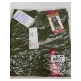 Eddie Bauer V-Neck Tee in Green, Size XL