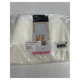 White Pleated Skirt with Elastic Waistband