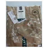 Men's Beige Section Shorts, Size 40
