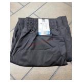 Women's Black Wide-Leg Travel Pants