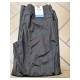 Women's Black Wide Leg Travel Pants, Size L